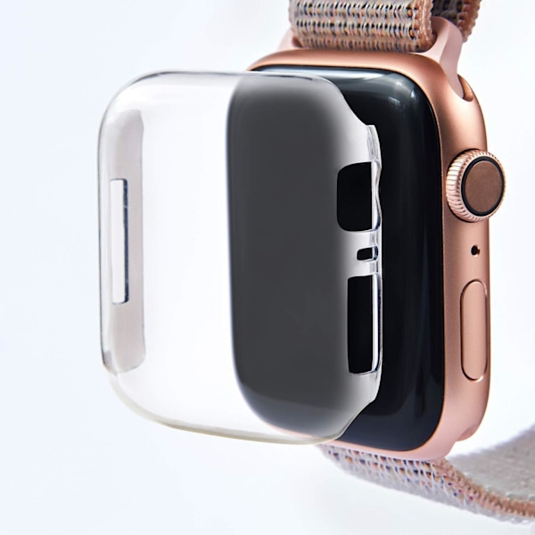 Kompatibel med Apple Watch Case 40mm 44mm, PC Hard Clear Screen