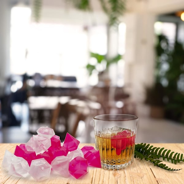 Återanvändbara isbitar, 40 st plastisbitar, snabbfrysning, lätta att rengöra, återfrysbar falsk is för att göra kalla, tilltalande drycker, lunchväskor, kylväska