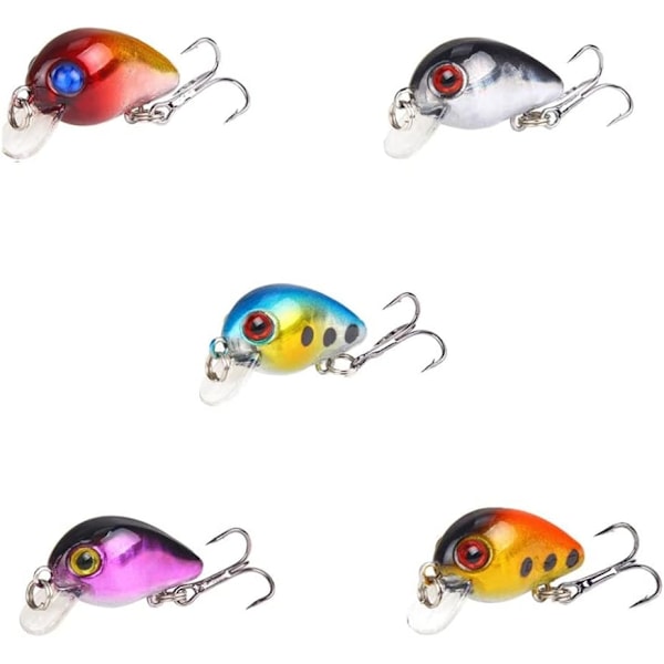 5st 3cm set för fiskeentusiaster