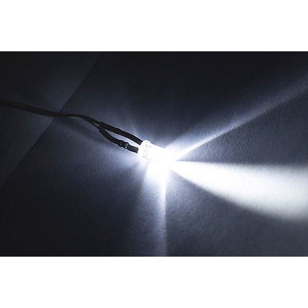 120 st förtrådade 12V LED-dioder - 5 mm (röd, gul, grön, blå, vit, varmvit)