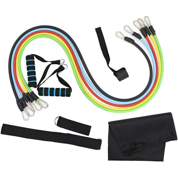 Fitness  Set Eercise  med bifogade handtag 5 Bdybuilding Wrkut  elastiska drag Rpe träningsrör, Dr Anchr, fotledsstöd F1