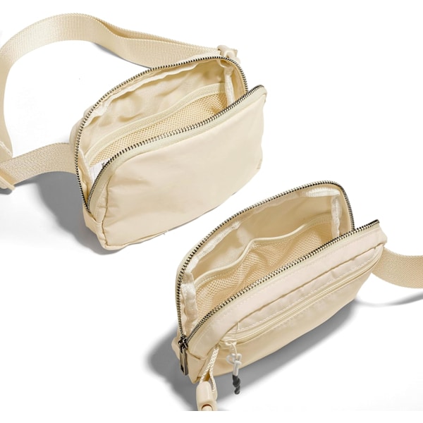 Unisex Mini Bältesväska med Justerbar Rem Liten Midjeväska för Träning