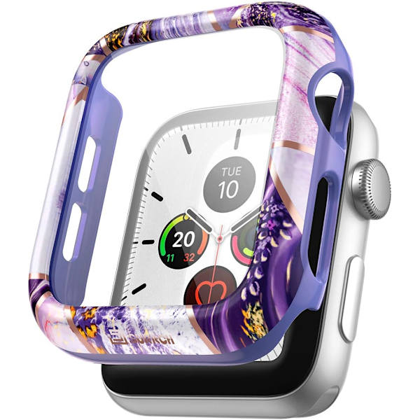 Etui til Apple Watch Series 3/2/1 38mm med indbygget hærdet glas