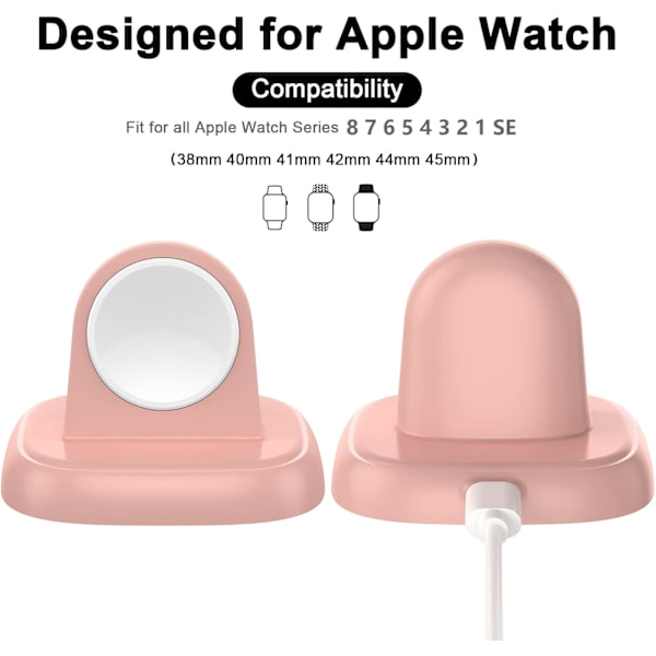 Laddare för Apple Watch. Iwatch-laddningsställ med USB C