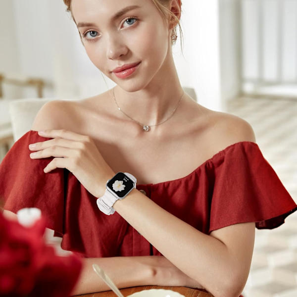 Kompatibel med Apple Watch Band Scrunchie 38mm 40mm 41mm