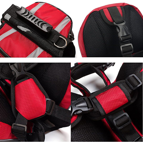 Polyester hundesadeltasker Pack Hound Travel Camping Vandringsryggsäck