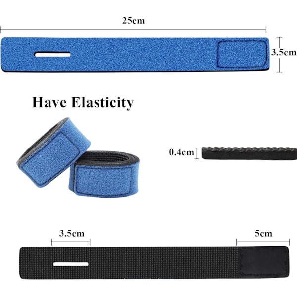 Fiskestangbånd (4 stk) - Magic Bait Strap-holder
