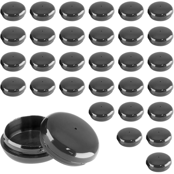 32-pack 1-1/2\" smidesjärns uteplats  lock, metallmöbler stolsglidände lockinsatser, stolsbens golvskydd för utomhus gräsmattemöbler,