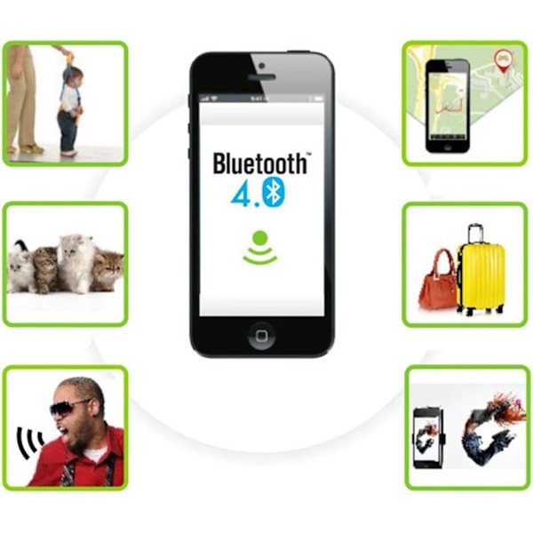 Bluetooth Anti-Loss Smart Finder Locator - Pet Tracker Alarm Sensor