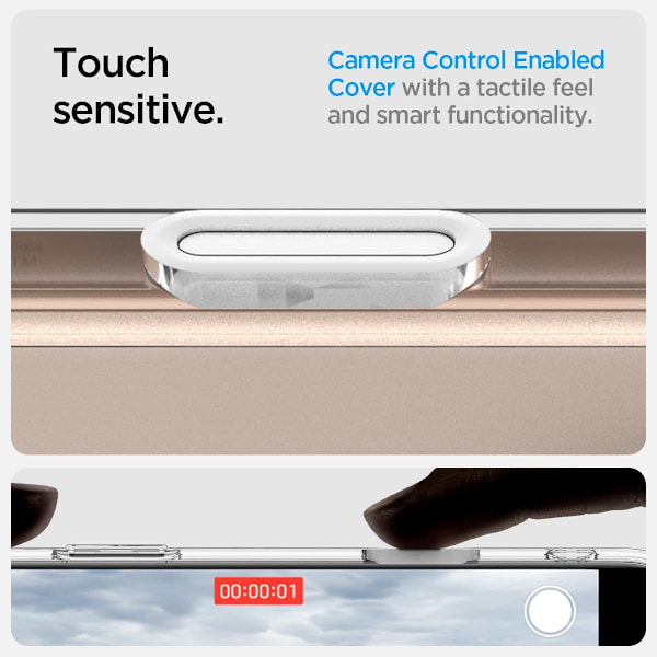 för iPhone 16 Pro Max Skal, Ultra Hybrid T MagFit [Kamerakontrollknapp Täckning] [Kompatibel med Magsafe] - Vit A_T_White iPhone 16 Pro Max