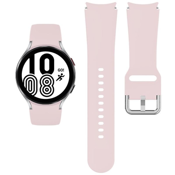 Silikonarmband för Samsung Galaxy Watch 5/4 44mm 40mm Galaxy4 Classic 46mm 42mm Sport Watchband Armband Galaxy Watch 5 Pro 45mm pink sand watch 4 classic 42mm