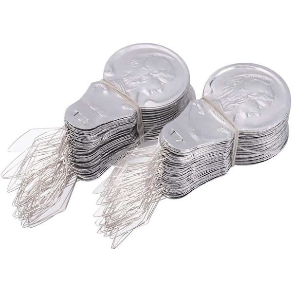 100x Silver Tone Wire Loop Nålträdare - Symaskinsträdverktyg