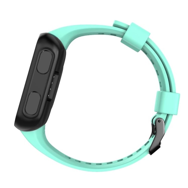 For Garmin Forerunner 35 Sort Spænde Silikone Urrem RML Mint Green