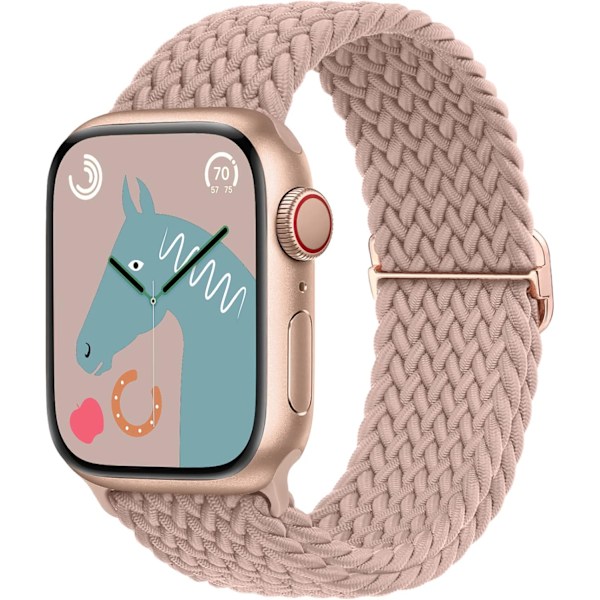 Flettet strækbart justerbart urrem til Apple Watch