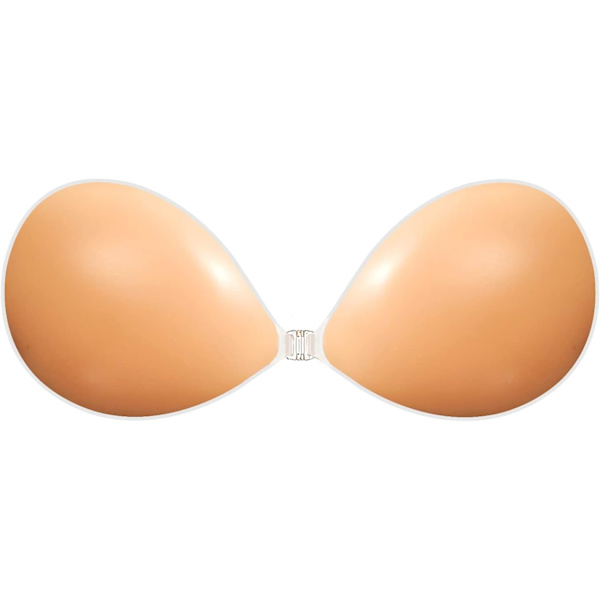 Selvklebende BH Usynlig Sticky Strapless Push Up Ryggløs