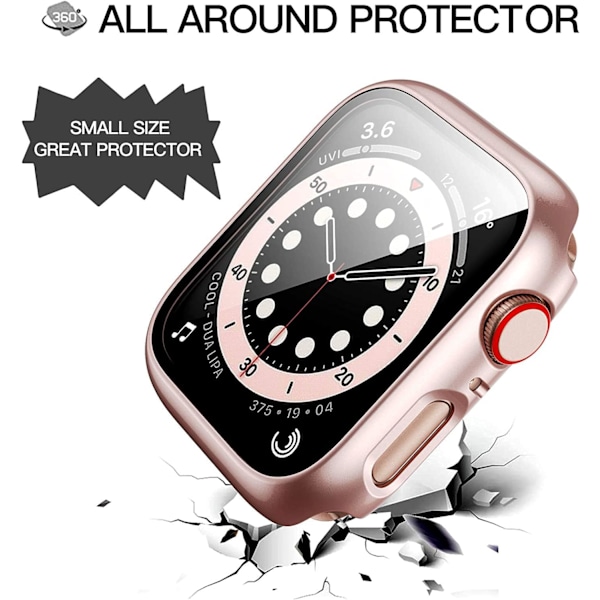 6-pak etui til Apple Watch Series Se/6/5/4 44Mm skærmbeskyttelse