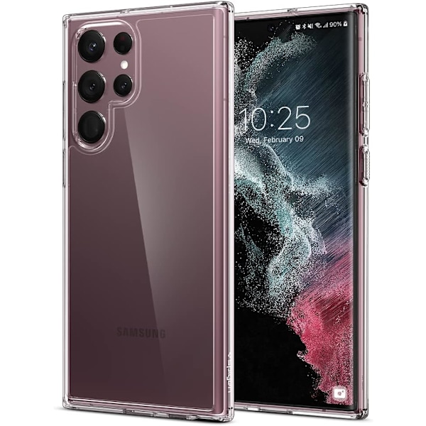 Ultra Hybrid Skal Designat för Galaxy S22 Ultra (2022) - Kristallklart Kristallklart