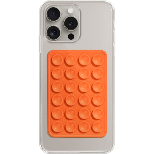 Silikon Telefon Sticky Grip, Sugekopp Telefondeksel Feste for iPhone og Android, Håndfri Sticky Mobiltelefon Grip, Mobil Fidget Speilholder for Selfie