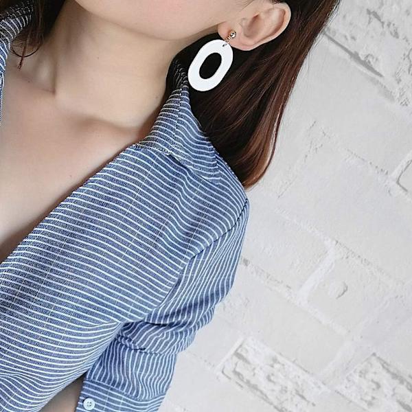 Store ovale, enkle plastik ørestikker