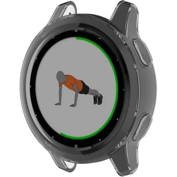för Garmin Vivoactive 4S TPU Transparent Skyddsfodral, Smartwatch Skyddsfodral för Garmin Vivoactive 4S / Active S, Mjukt och Tåligt