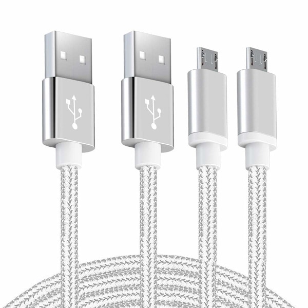 Android Charger Micro USB Cable 2Pack 6FT Fast Charging Cord