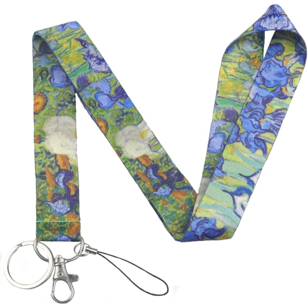 Lanyard for nøkler, nøkkelring, lommebok, ID-holder, mobiltelefon