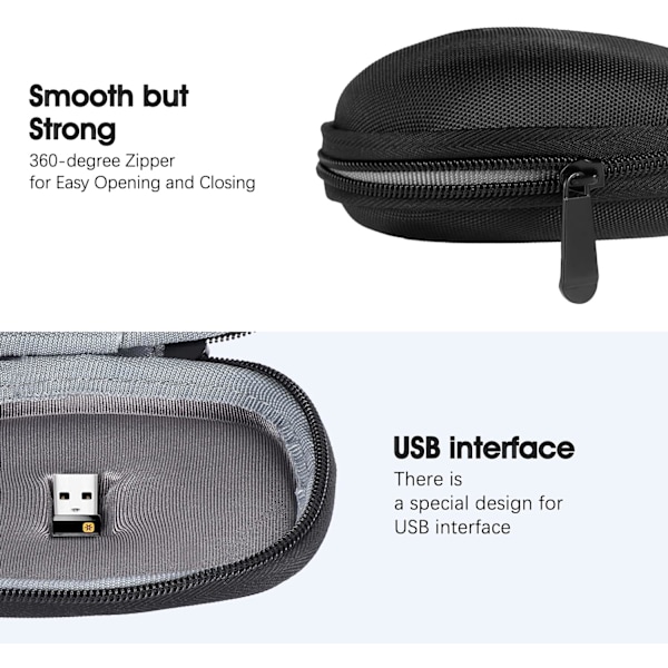 Hårdt etui til Logitech Mx Anywhere 3 Anywhere 2S Anywhere 2