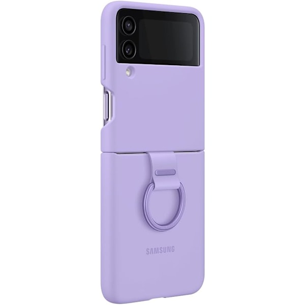 Galaxy Z Flip4 Virallinen silikonikuori renkaalla Bora Purple Violetti