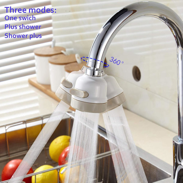 Køkkenvaskhane Aerator Vaskhane Sprayer Tilbehør 360°
