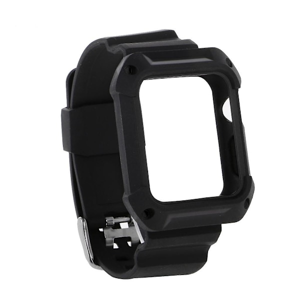 Beskyttende robust kofanger med stropper til 42mm Apple Watch Iwatch sort