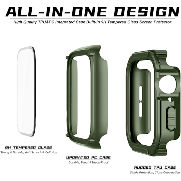 Robust Apple Watch-cover 42Mm Serie 3/2/1 med skærmbeskytter