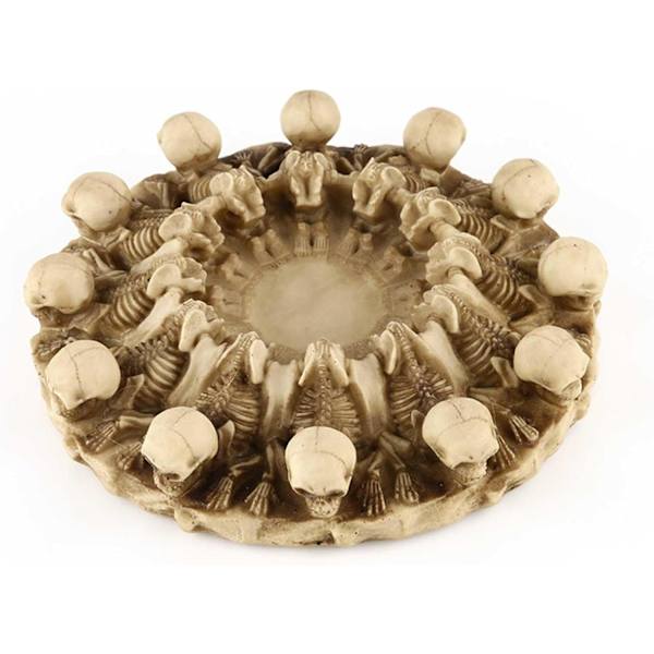 PRETYZOOM Patio Ashtray Stor Ashtray Skrivbord Växtkruka Aska Brickor för Bordsskiva Dekor Retro Dekor Prydnadsbricka Växtkruka Bricka Slät Yta Ashtray