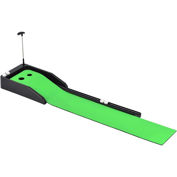 Desktop Golfspil | Bærbar Fløjls Minigolfspil med Gummibun - Golftræningslegetøj, Dekorative Bordspil med Automatisk Boldretur System