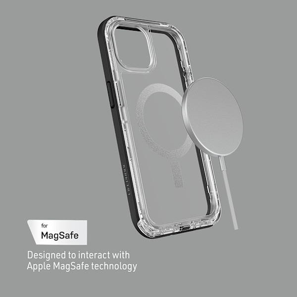 NEXT SERIES MagSafe-kotelolla iPhone 13:lle (VAIN) - MUSTA KRISTALLI (LÄPINÄKYVÄ/MUSTA) MUSTA KRIST