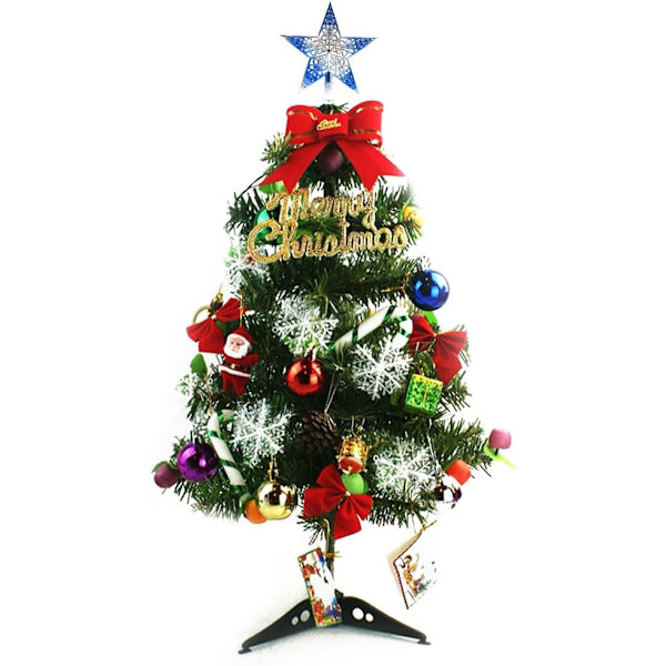 Julestjerne-topfigur - Glitrende juledekoration (sølvblå)