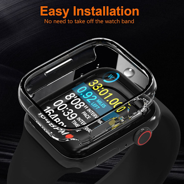 Bumperfodral med skärmskydd för Apple Watch 40 mm