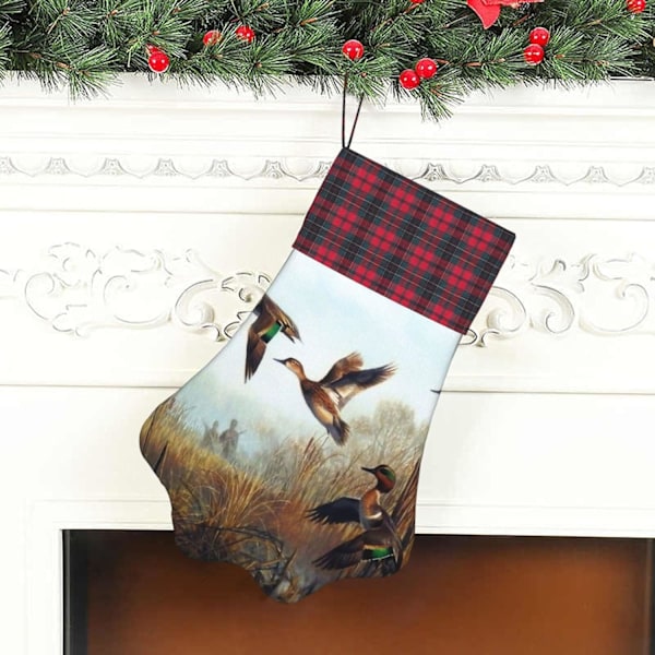 Jakt Flygande Vild Tryckt Hund Tass Julstrumpa Julgran Ornament Julgran Hängande Jagd Fliegende Vildnis One Size Jagd F