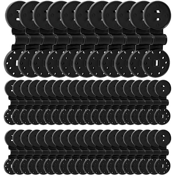 Skyggeklud Plastik Clips - Heavy Duty Lock Grip til solsejl og mere