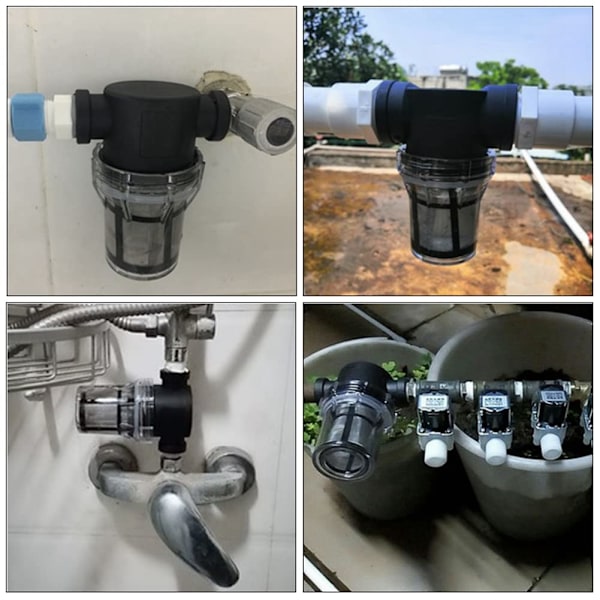 1\" 40 Mesh Sedimentfilterfäste Vattenfilter T Silfilter