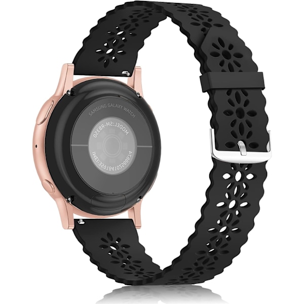 Spets silikonband 20 mm kompatibelt för Galaxy Watch