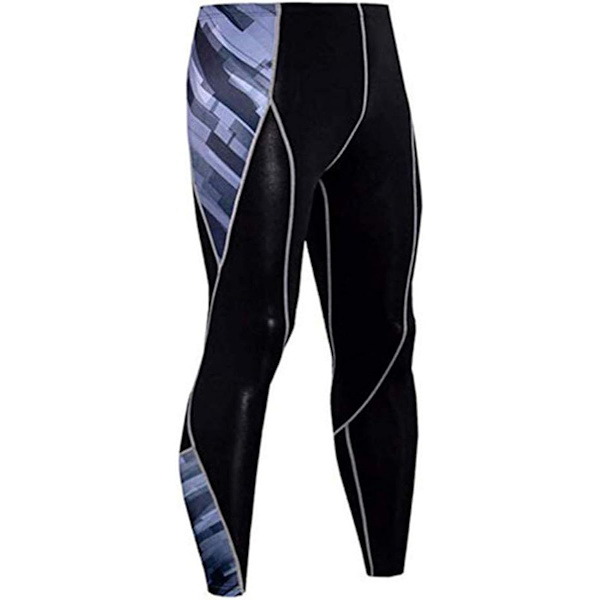 Herrkläder Gym Running Fitness Kit Kompressionsbyxor Skjorta Topp Långärmad Jacka