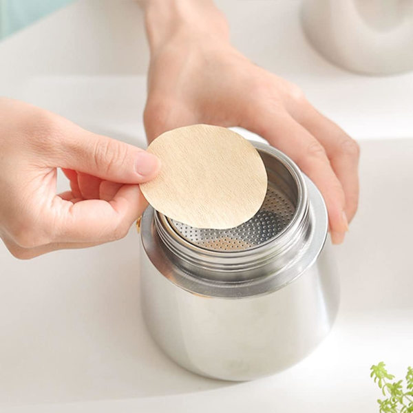 Kaffe filter - Runde erstatnings kaffefiltre (400 stk)