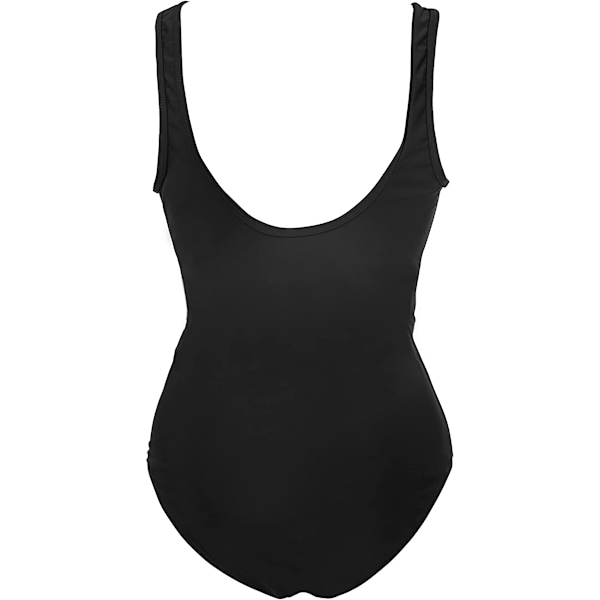 Dam V-ringad kjole mesh badedragt Figurformning One-Piece