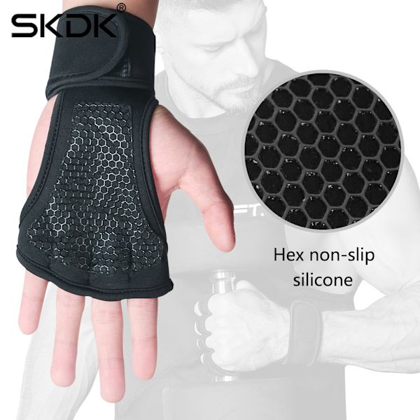 Fitness Palmhandskar, Udstyr, Anti-Slip håndledsbeskyttelse