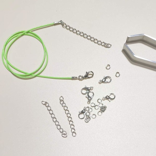 1000 stk. 4 mm åbne springringe til smykkefremstilling (sølv)