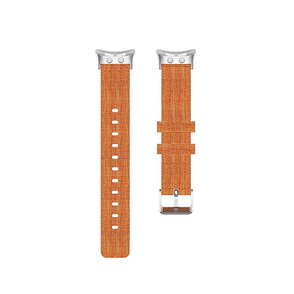 Til Garmin Forerunner 45 / 45s / Swim 2 Universal Nylon Canvas Urrem ZVX Orange