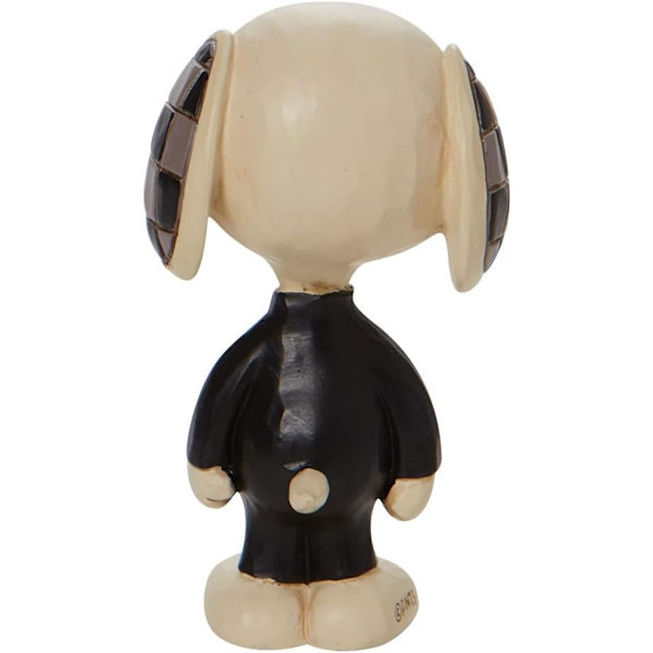 Enesco Peanuts av Jim Shore     Kollektion Snoopy klädd som ett skelett Miniatyrfigur - Hartshandgjord målad samlarobjekt Peanuts