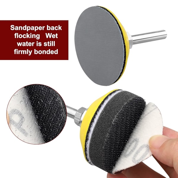140 st Sandpapper Set 60-3000 Grit Sandpapper Diskar Kit