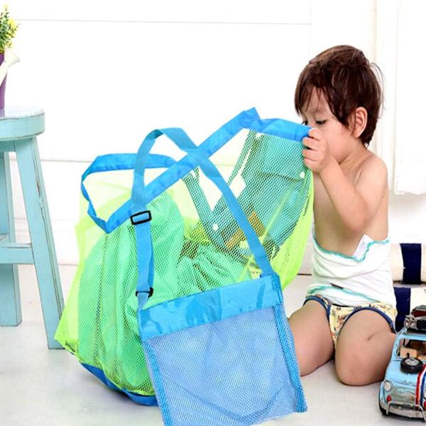 Mesh Strandväska för Sandleksaker Extra Large (1 Styck), Kids Sea