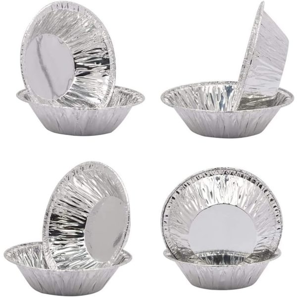 100 stk. folieforme muffinforme - engangskopper i aluminiumsfolie